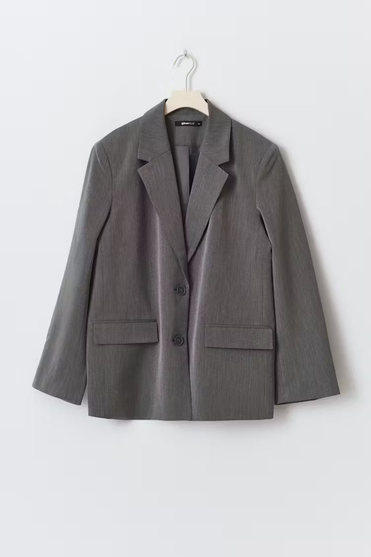 Blazer Femme | Viscose Et Polyester | Élégant Et Moderne | Idéal Pour Le Bureau Ou Les Sorties Urbaines