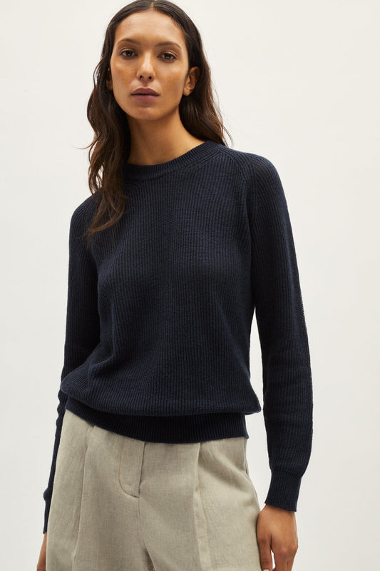 Pull Femme | Col Rond et Ajusté | Chic pour Bureau et Quotidien