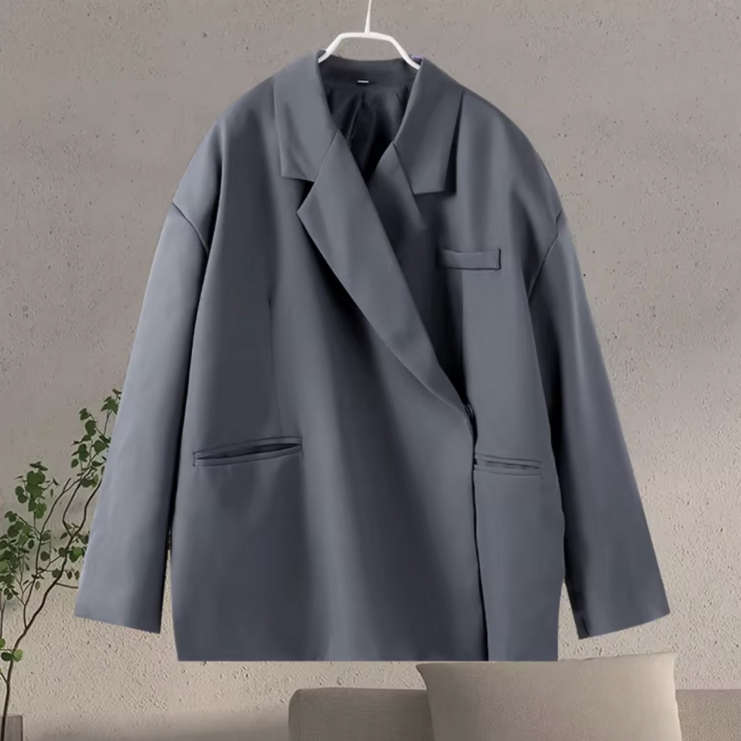 Blazer Femme | Oversize Structuré | Parfait pour Look Street Chic ou Tenue Tendance d’Automne