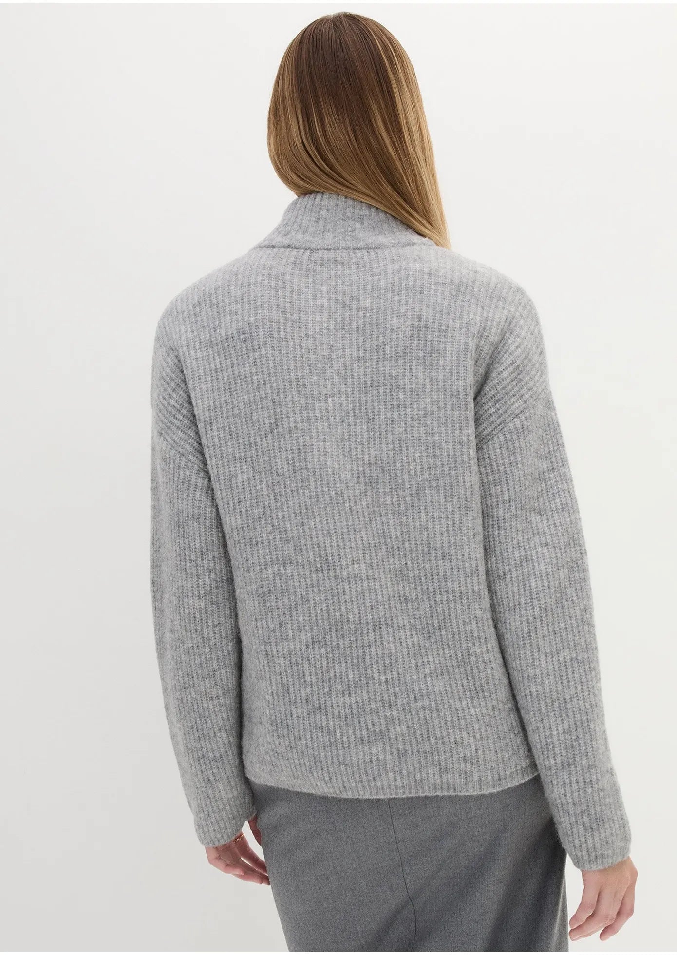 Pull En Laine Et Alpaga | Col Montant | Parfait Pour L’hiver Ou Le Bureau