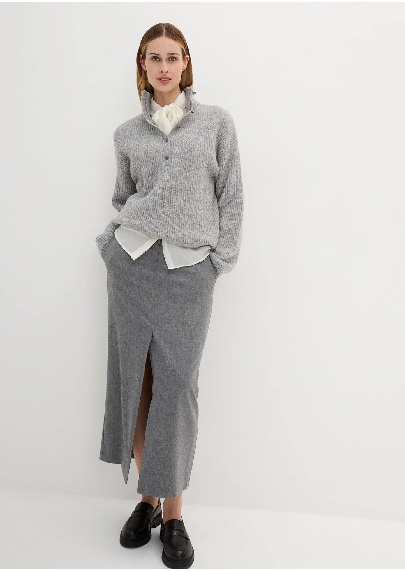 Pull En Laine Et Alpaga | Col Montant | Parfait Pour L’hiver Ou Le Bureau
