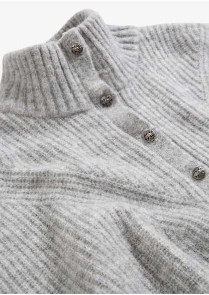 Pull En Laine Et Alpaga | Col Montant | Parfait Pour L’hiver Ou Le Bureau