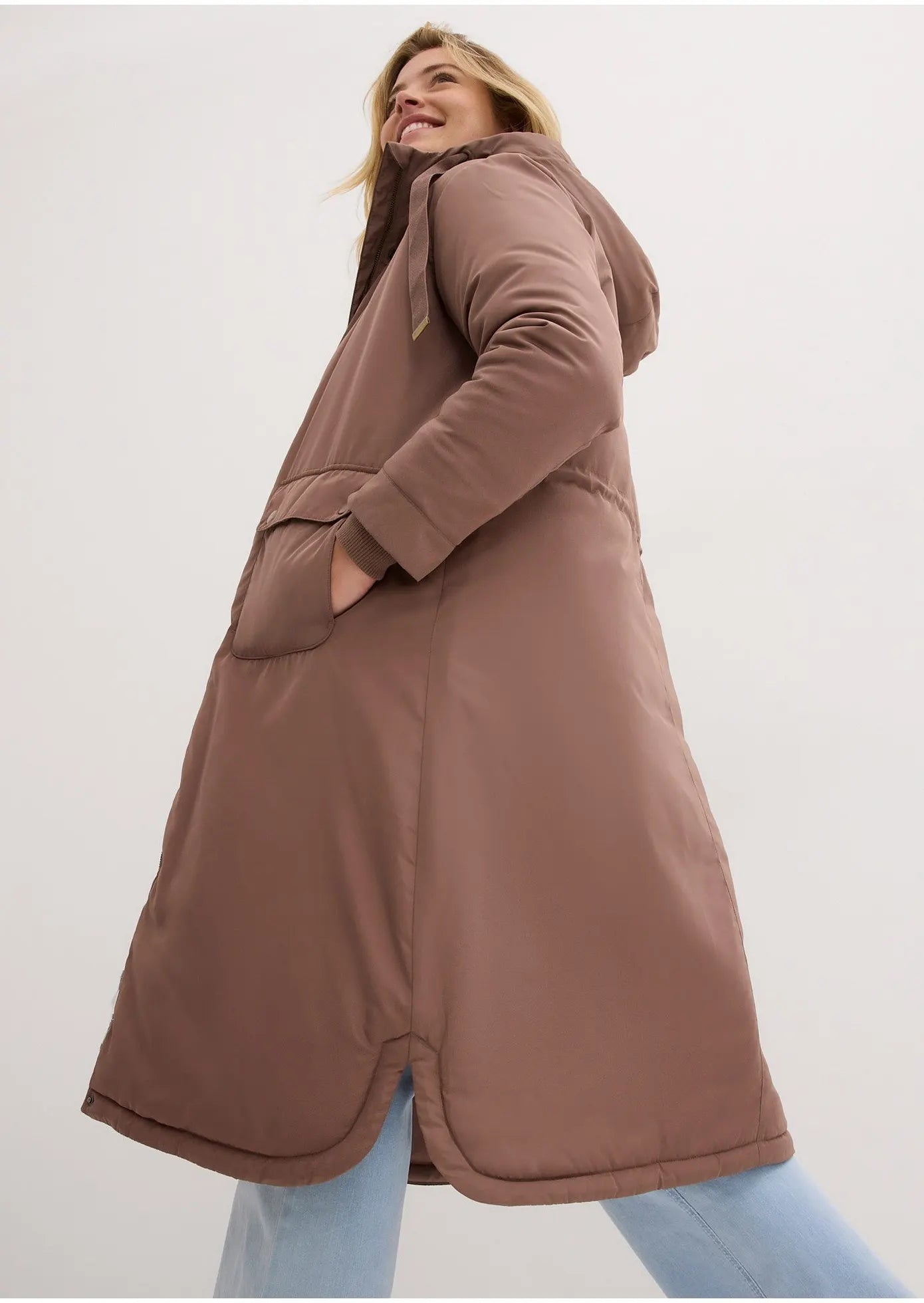 Manteau Long | Doudoune En Polyester Recyclé | Parfait Pour L’hiver Et Les Journées Froides