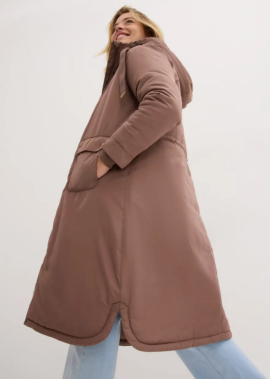 Manteau Long en Polyester Recyclé