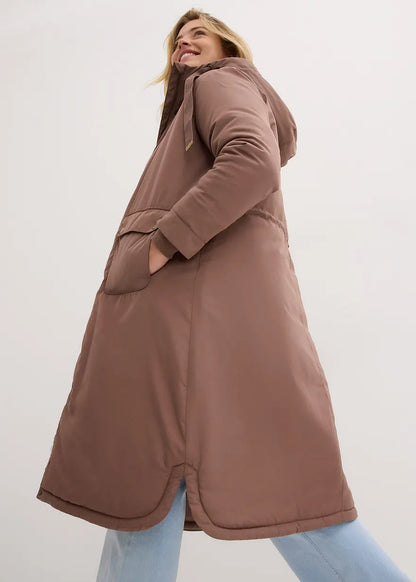 Manteau Long en Polyester Recyclé