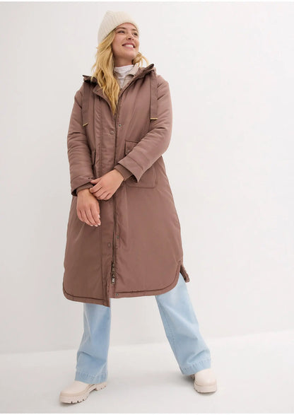 Manteau Long | Doudoune En Polyester Recyclé | Parfait Pour L’hiver Et Les Journées Froides