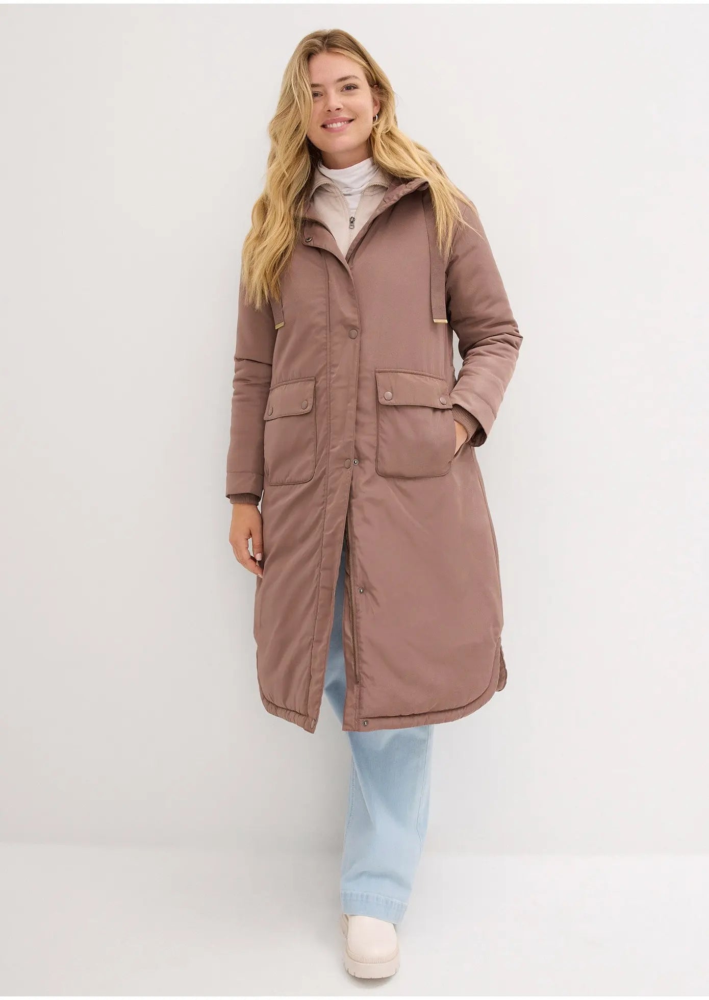 Manteau Long | Doudoune En Polyester Recyclé | Parfait Pour L’hiver Et Les Journées Froides