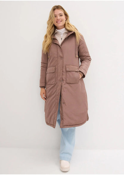 Manteau Long | Doudoune En Polyester Recyclé | Parfait Pour L’hiver Et Les Journées Froides