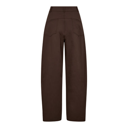 Pantalon Large Taille Haute Stretch