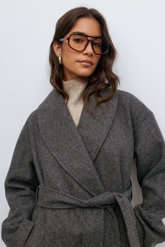 Manteau Oversize Femme | Laine Et Polyester | Chaud Et Confortable | Idéal Pour L’Hiver Et Les Looks Superposés