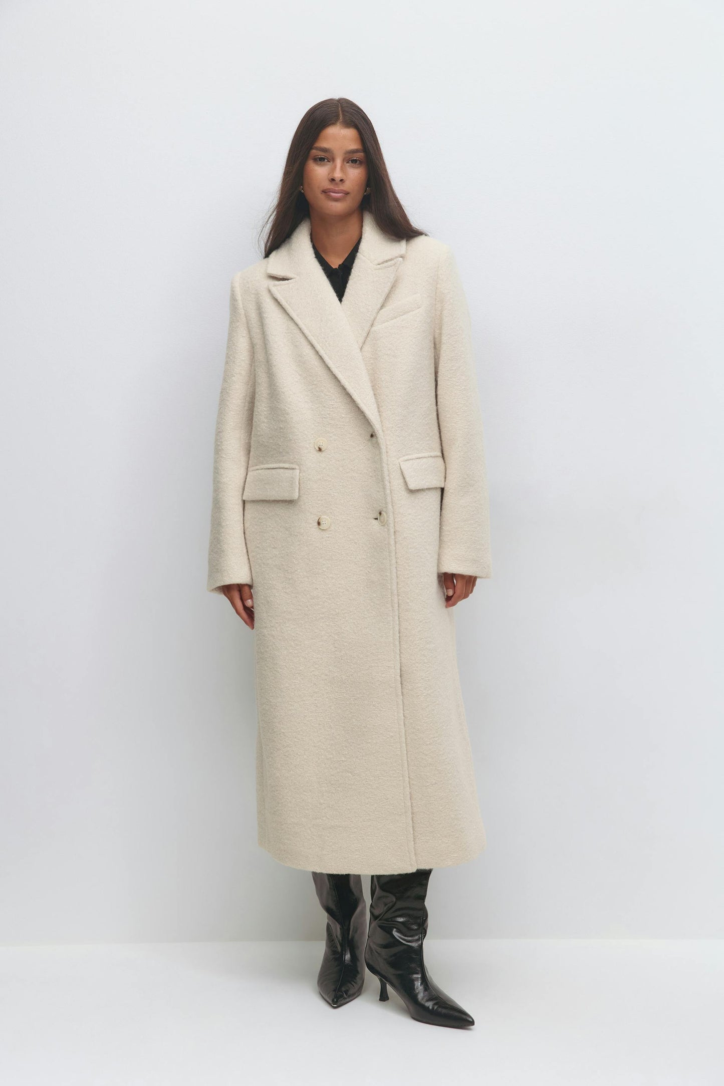 Manteau Long Femme | Doublé Et Élégant | Parfait Pour L’Hiver Et Les Journées Froides