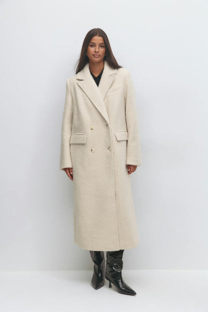 Manteau Long Femme | Doublé Et Élégant | Parfait Pour L’Hiver Et Les Journées Froides