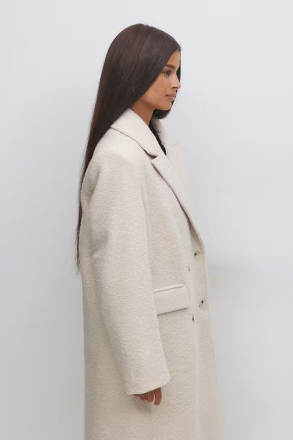Manteau Long Femme | Doublé Et Élégant | Parfait Pour L’Hiver Et Les Journées Froides