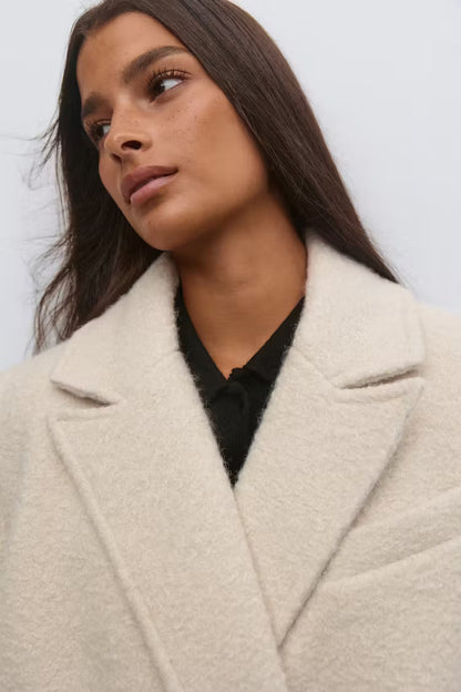 Manteau Long Femme | Doublé Et Élégant | Parfait Pour L’Hiver Et Les Journées Froides