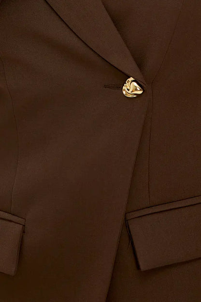 Blazer Femme | Coupe Cintrée Élégante | Parfait pour Bureau, Événement ou Look Professionnel Structuré