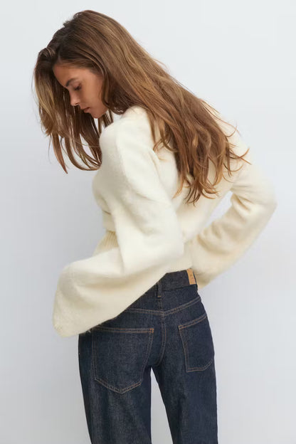 Pull Court en Maille Douce