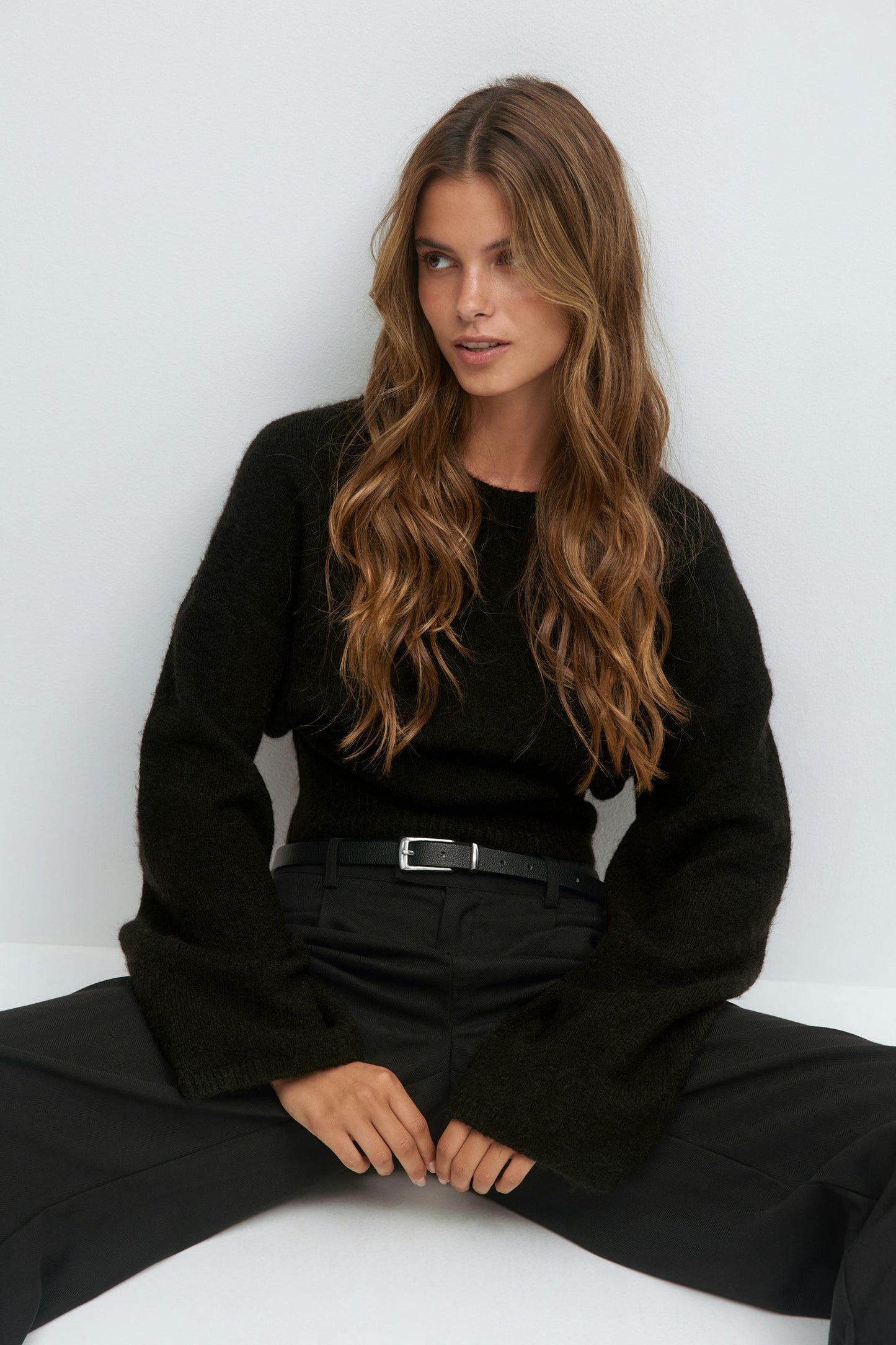 Pull Femme | Maille Duveteuse En Laine Et Alpaga | Élégant Et Confortable | Idéal Pour L’Hiver Et Les Looks Habillés