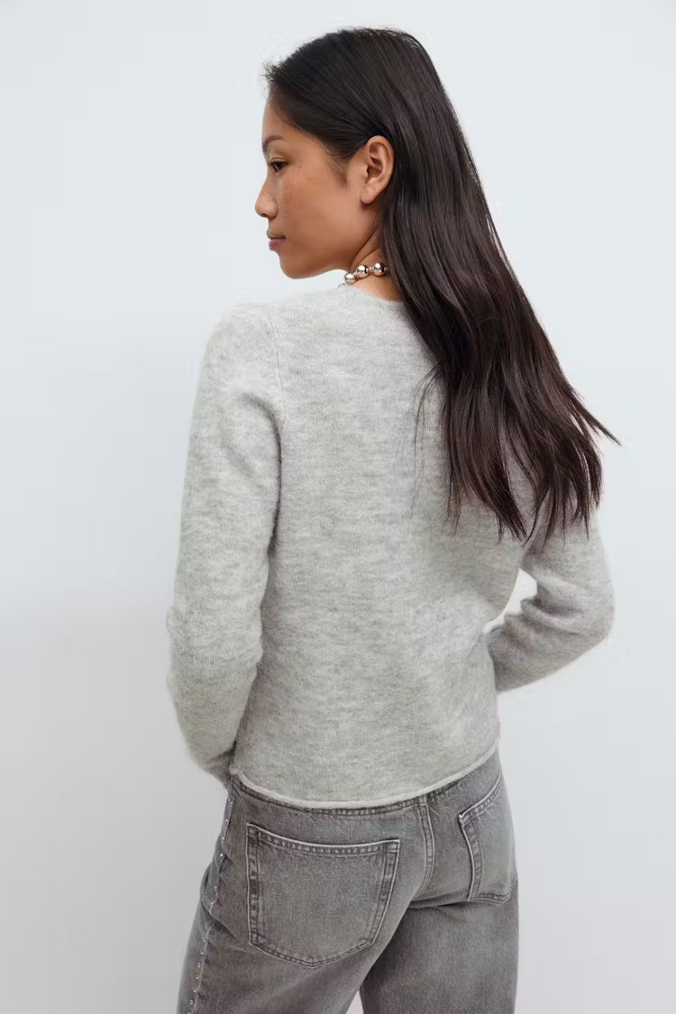 Pull Femme | Col V Et Alpaga | Léger Et Doux | Parfait Pour L’Automne Et Les Looks Cosy