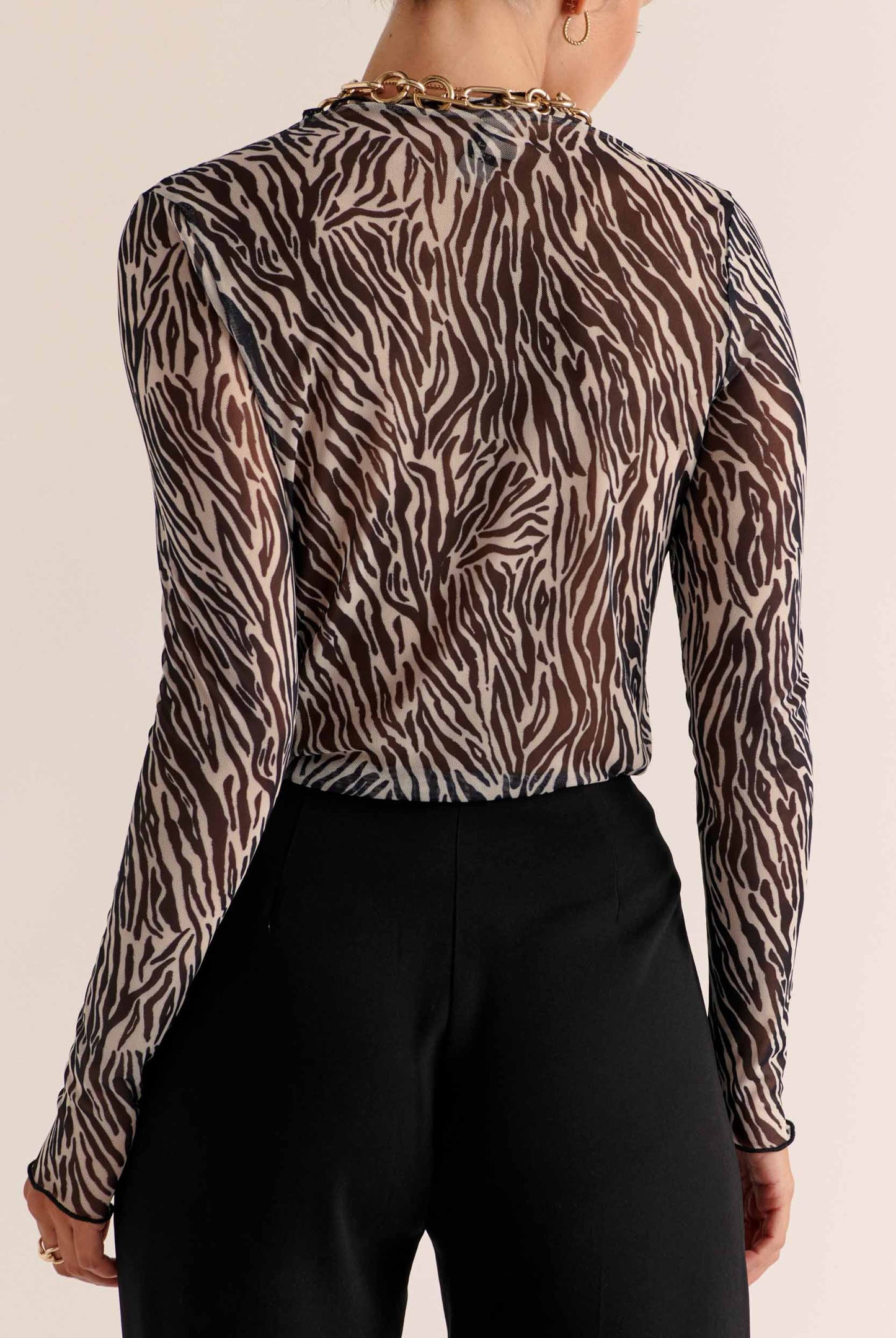 Pantalon Large Taille Haute