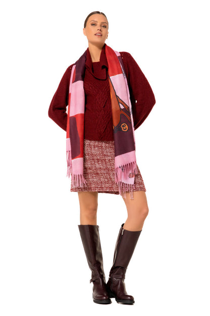 Pull Torsadé Écru | Col Large Boutonné | Élégant et Confortable pour l’Hiver