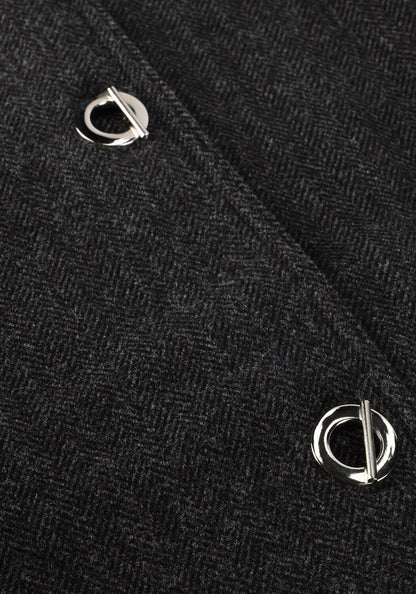 Blazer Femme | Manches Courtes et Boutons Métalliques | Look Chic et Moderne au Quotidien