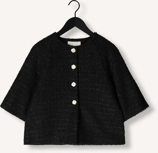 Top en Tweed à Boutons Dorés