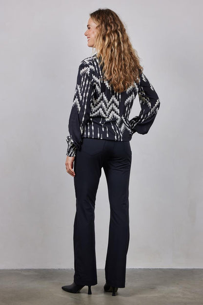 Pantalon Fluide Avec Ceinture Nouée