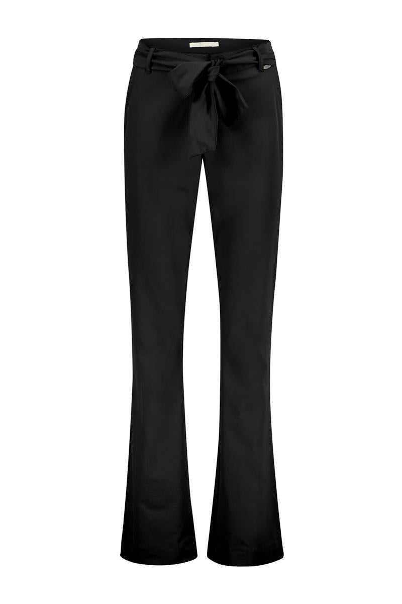 Pantalon Fluide Avec Ceinture Nouée