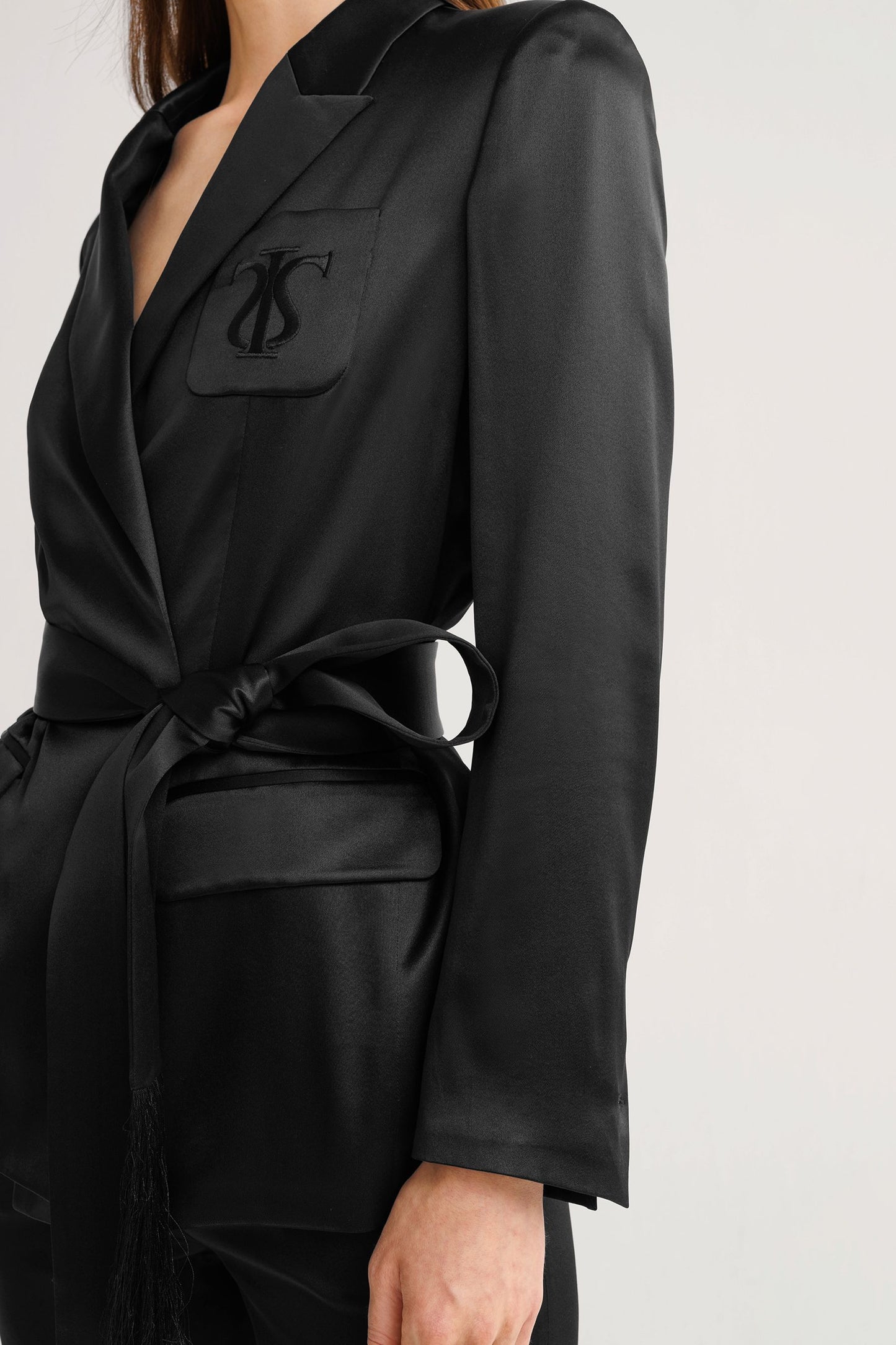 Blazer Femme | Satiné Et Élégant | Parfait Pour Une Tenue De Soirée