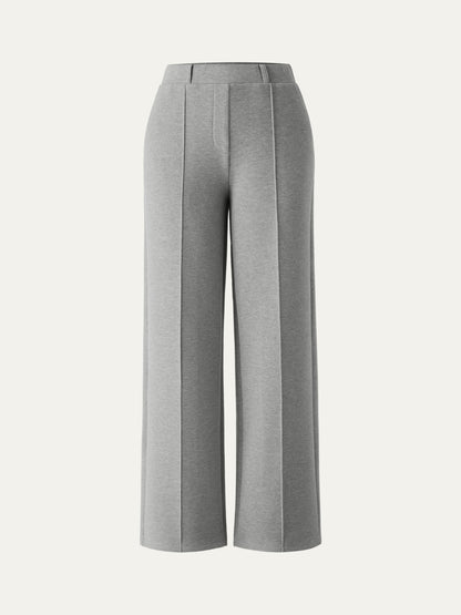 Pantalon Femme | Large Et Taille Haute | Confortable Et Élégant | Idéal Pour Le Bureau Ou Un Look Décontracté