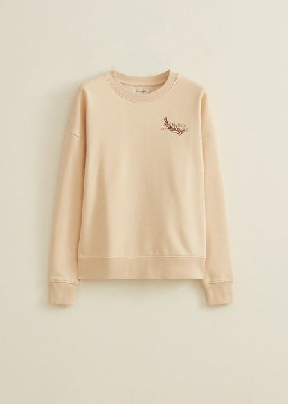 Sweatshirt Femme | Coton Confortable | Parfait pour Week-End, Mi-saison ou Look Décontracté Chic