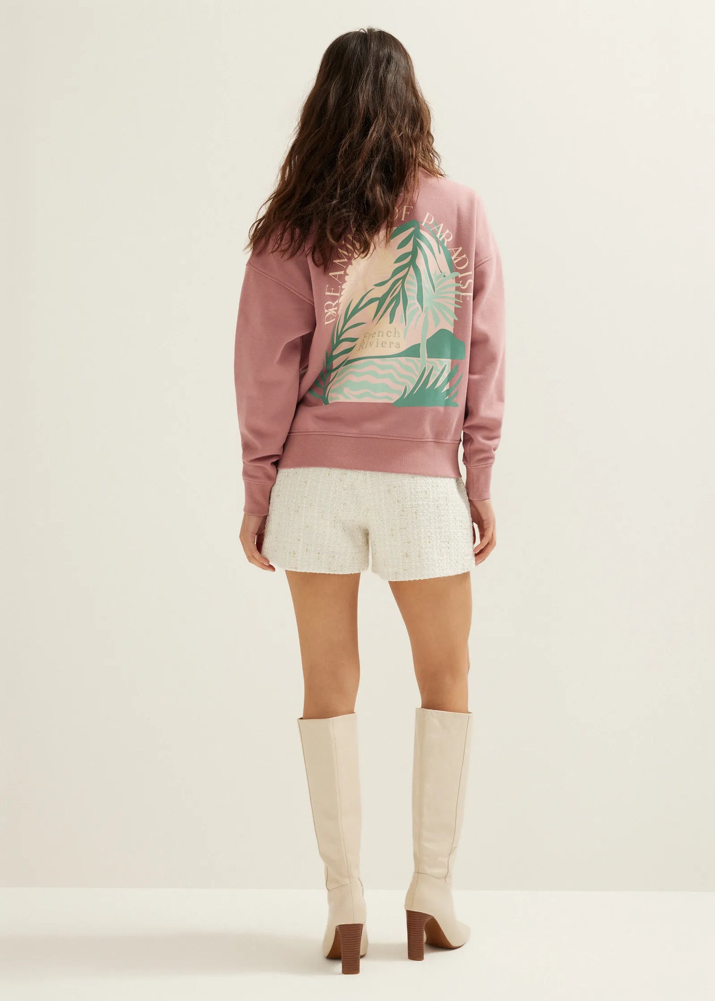 Sweatshirt Femme | Coton Confortable | Parfait pour Week-End, Mi-saison ou Look Décontracté Chic