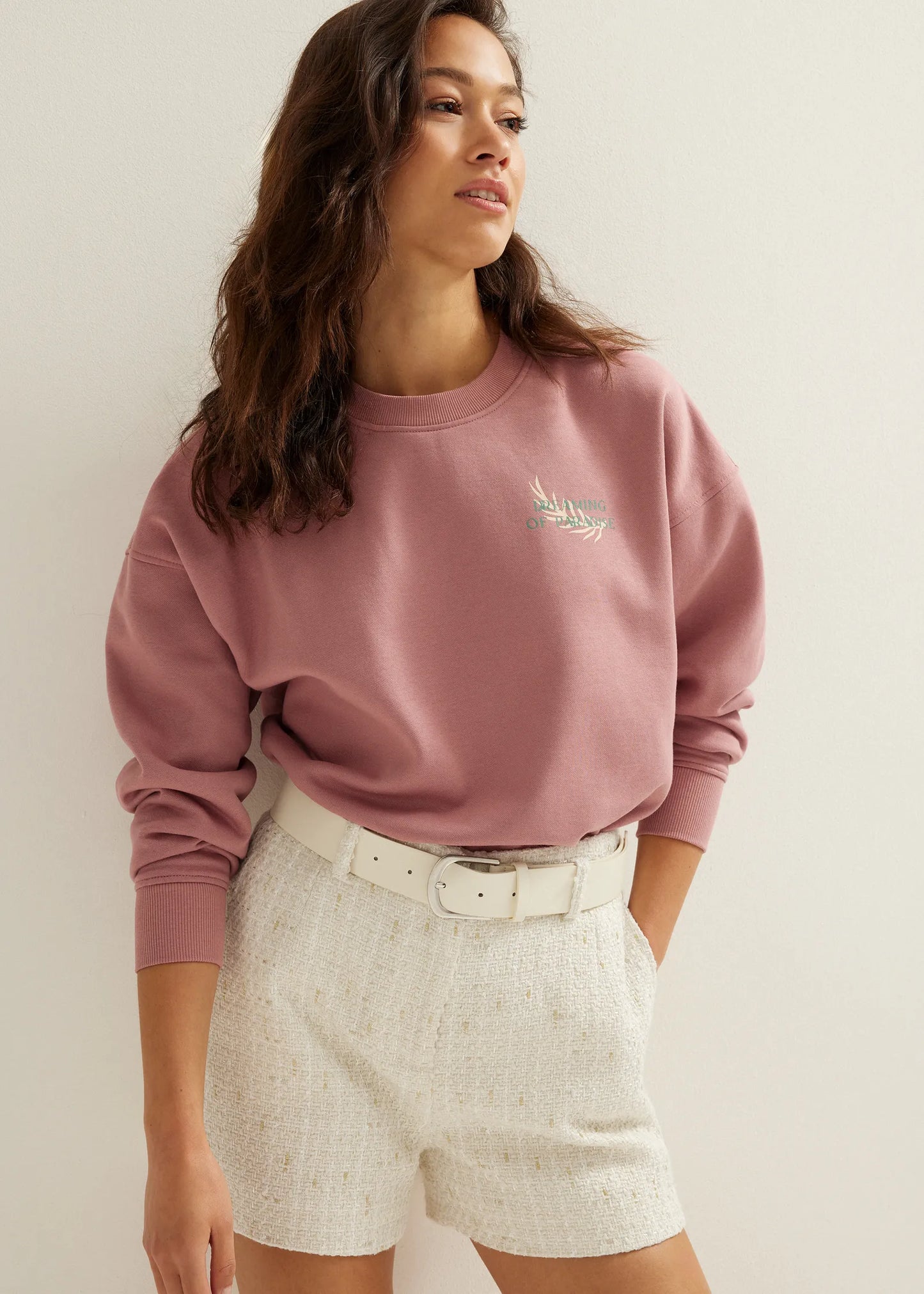 Sweatshirt Femme | Coton Confortable | Parfait pour Week-End, Mi-saison ou Look Décontracté Chic