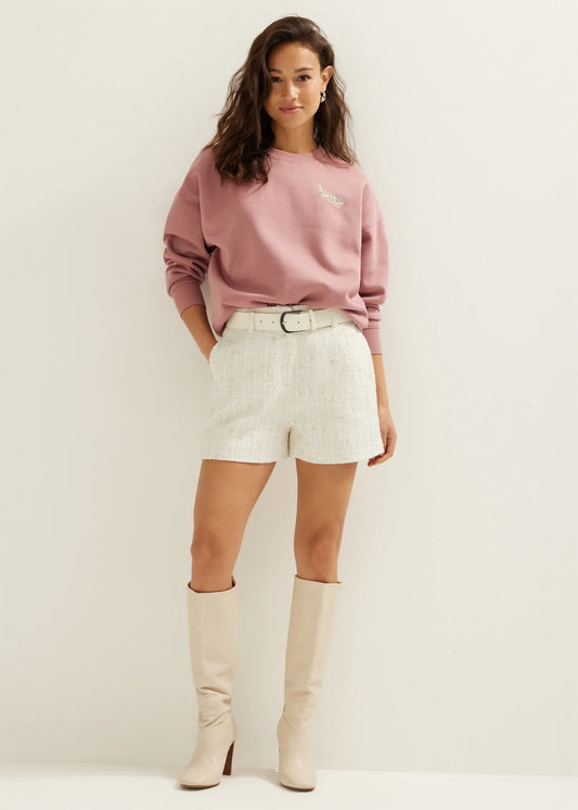 Sweatshirt Femme | Coton Confortable | Parfait pour Week-End, Mi-saison ou Look Décontracté Chic