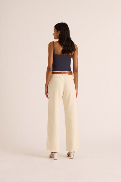 Pantalon Large en Coton