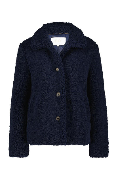 Veste Teddy Zippée Col Montant