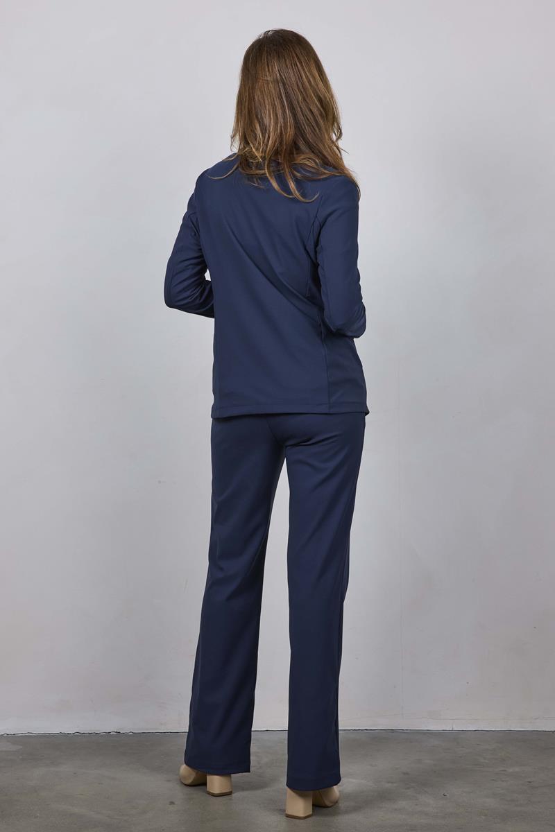 Blazer Ajusté en Tissu Stretch