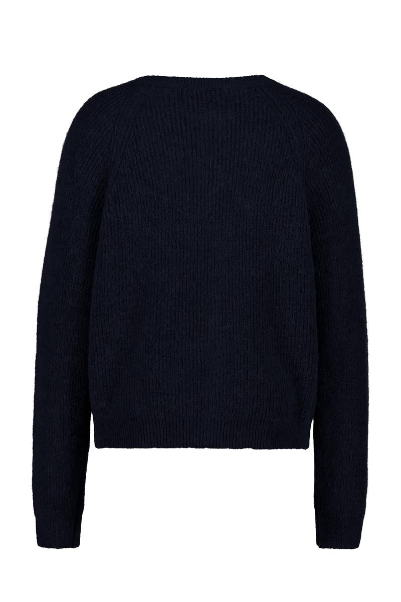 Cardigan en Maille Douce à Boutons Perlés