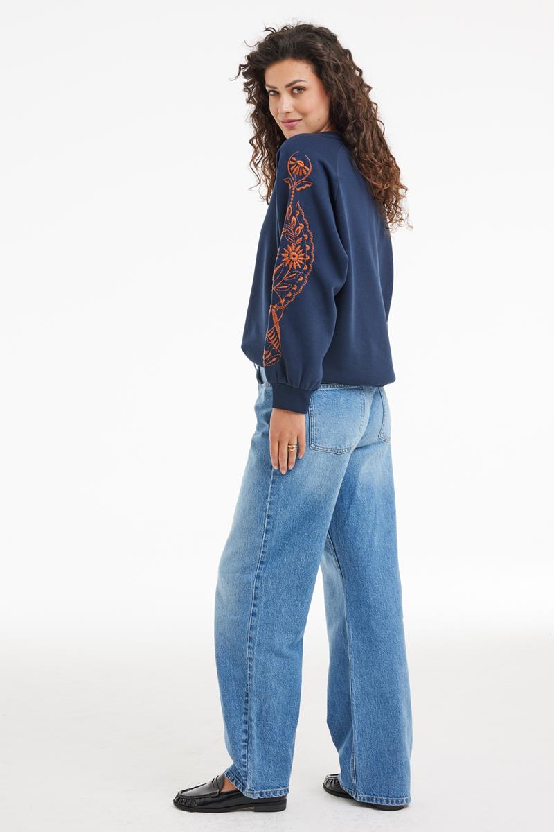 Sweat à Manches Décorées