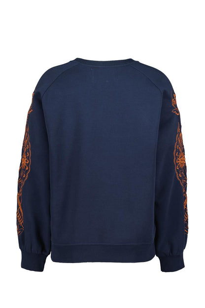 Sweat à Manches Décorées