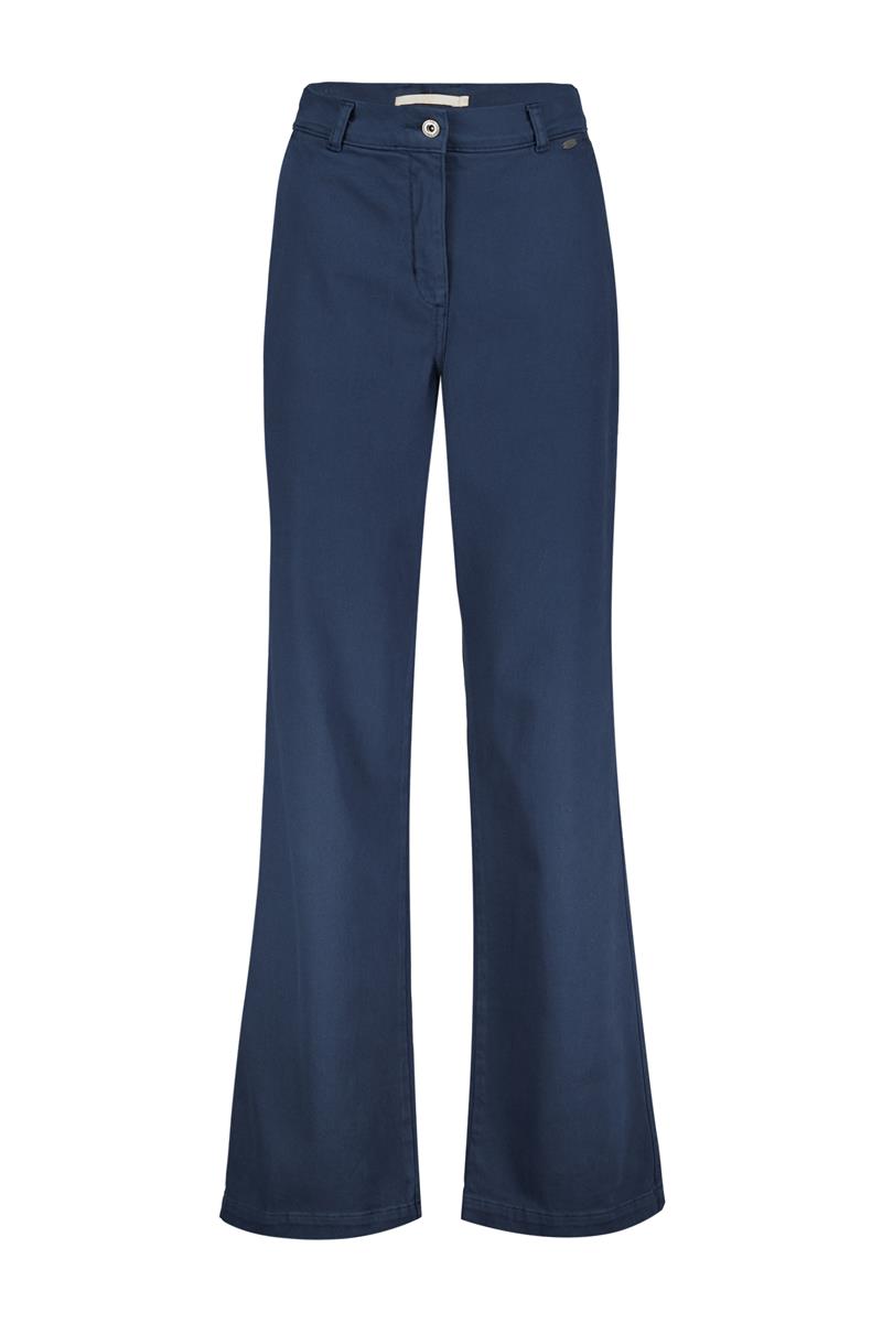 Pantalon Large en Coton Stretch