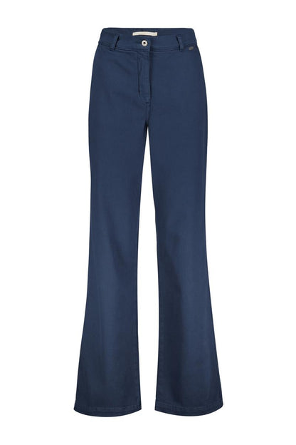 Pantalon Large en Coton Stretch