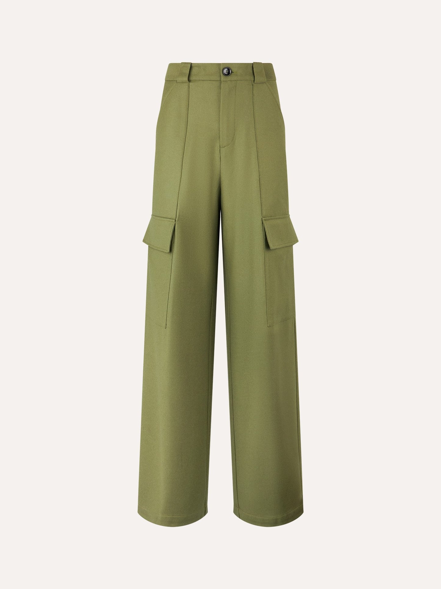 Pantalon Cargo en Laine