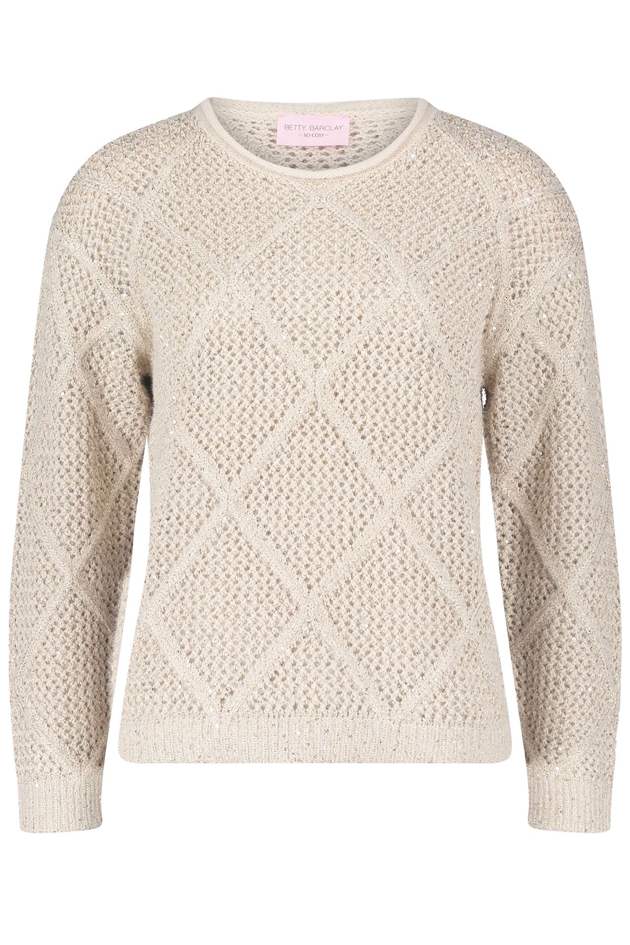 Pull Ajouré à Motif Losanges