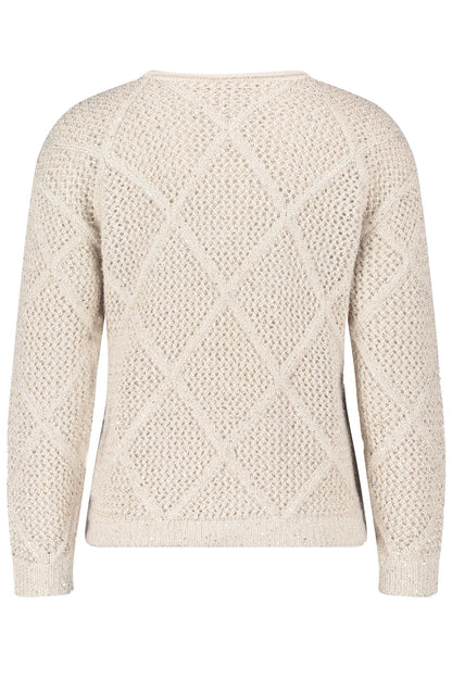 Pull Ajouré à Motif Losanges