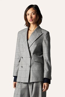 Blazer Prince-De-Galles Cintré