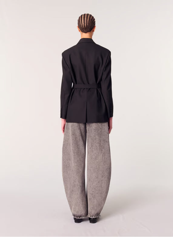 Blazer Femme | Coupe Cintrée Ceinturée | Tissu Premium | Idéal Pour Un Look Habillé Ou De Bureau