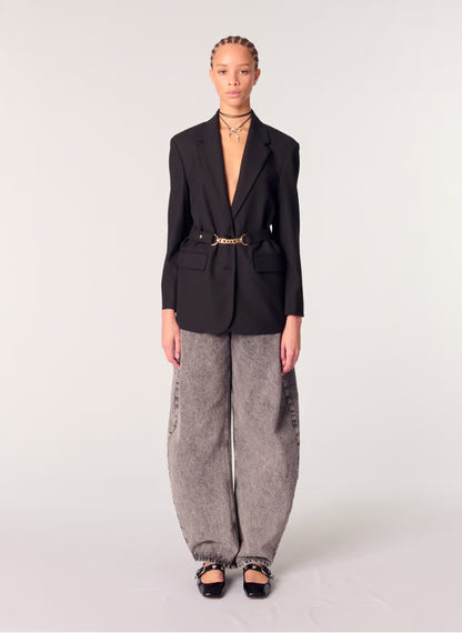 Blazer Femme | Coupe Cintrée Ceinturée | Tissu Premium | Idéal Pour Un Look Habillé Ou De Bureau