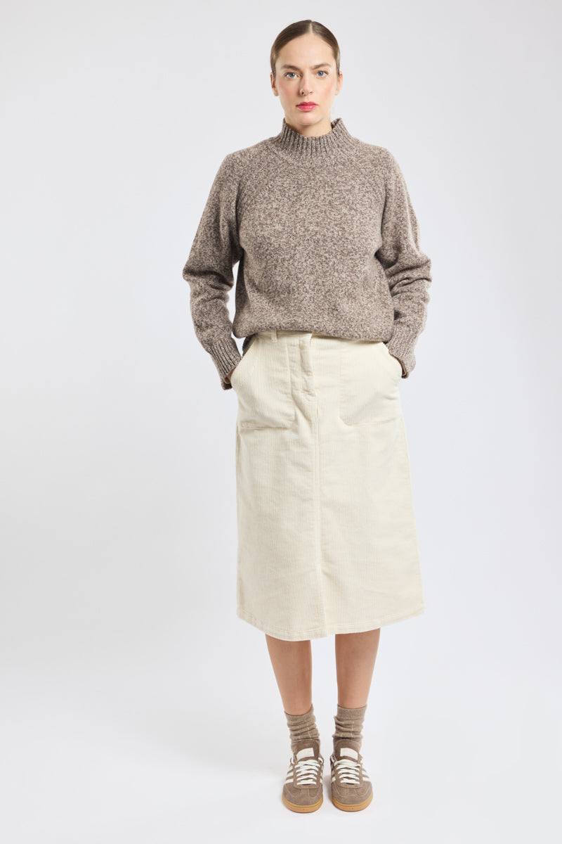 Sweater Femme | Laine | Chaud Et Douillet | Col Montant | Élégance Hivernale