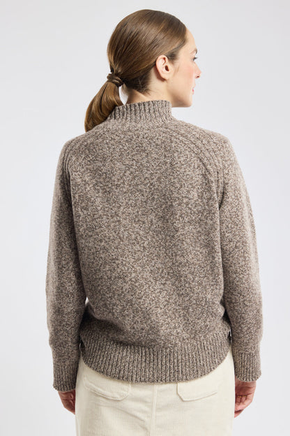 Sweater Femme | Laine | Chaud Et Douillet | Col Montant | Élégance Hivernale
